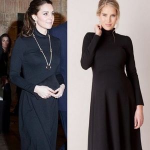 Maternity Seraphine Vanessa Dress Black A Line 4